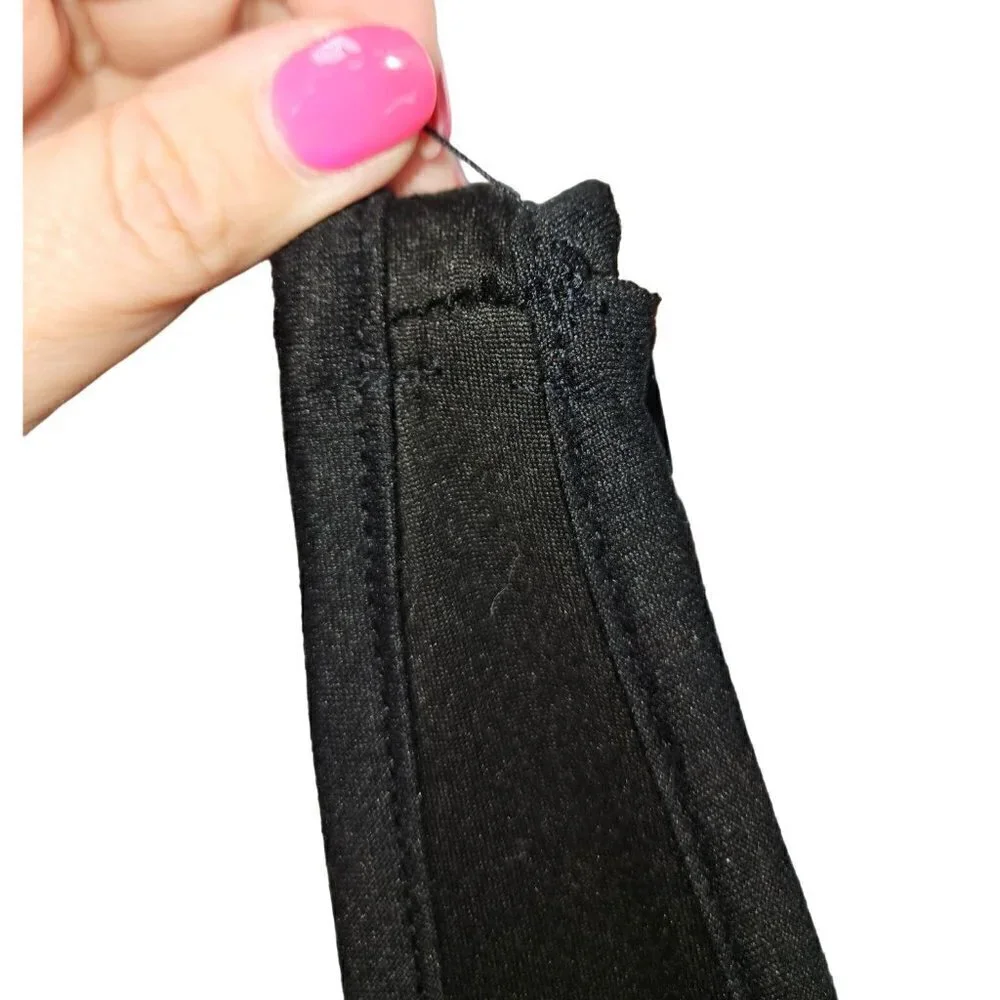 Skiva International Maxi Dress Love XL 14 16 Soft Cut Out Stretch Empire Black - Picture 10 of 15